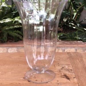 JARRÓN EN PIE · CRISTAL