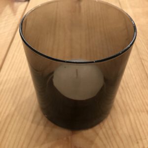 PORTA VELA PEQUEÑO · CRISTAL GRIS